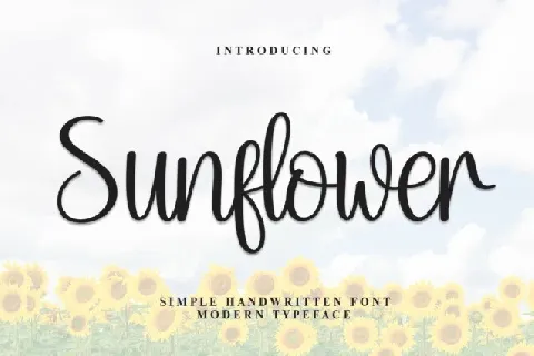 Sunflower Script Typeface font