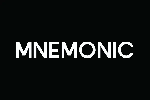 Mnemonic font