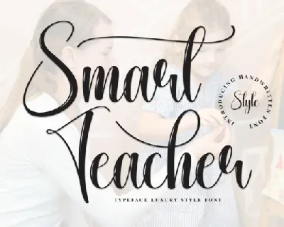 Smart Teacher Script font