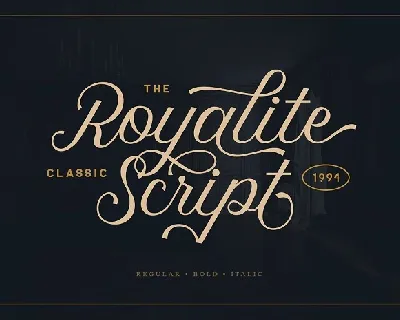 Royalite Script font