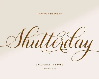 Shutterday font