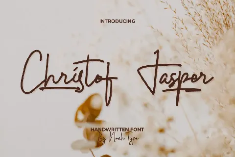 Christof Jasper Demo font