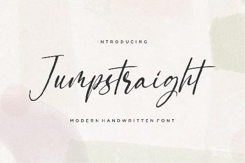 Jumpstraight font