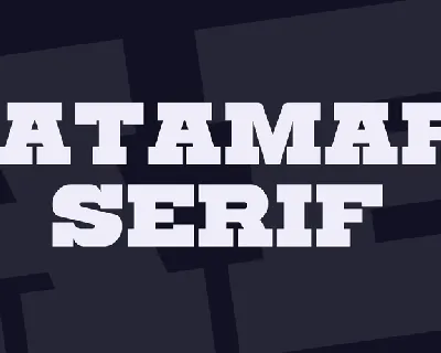 Katamari Serif font