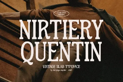 Nirtiery Quentin font