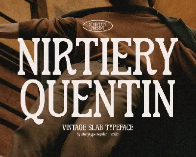 Nirtiery Quentin font