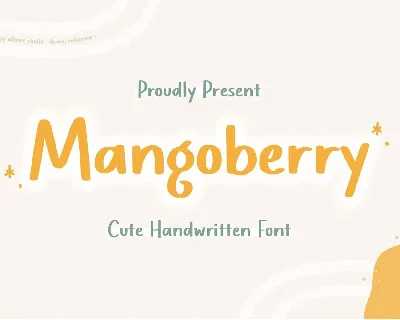 Mangoberry font