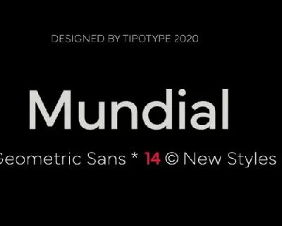 Mundial Family font