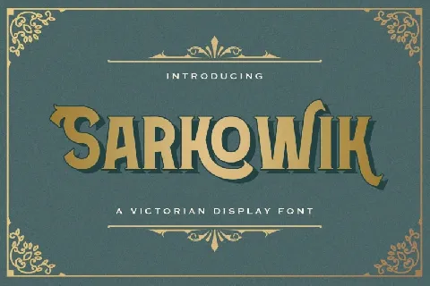 Sarkowik font
