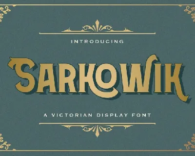 Sarkowik font