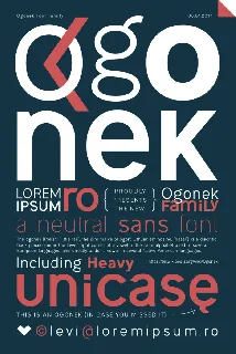 Ogonek Family font