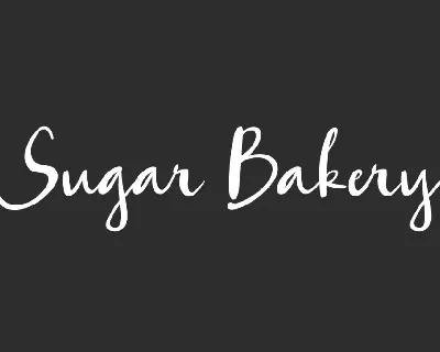 Sugar Bakery Demo font