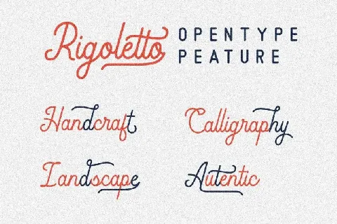Rigoletto Script font