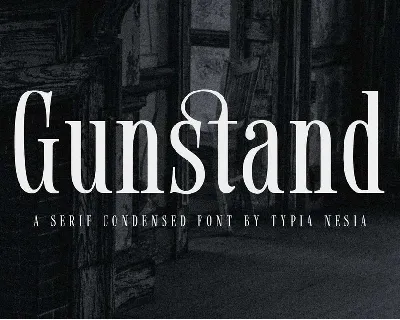 Gunstand font