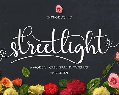 Streetlight Script Free font