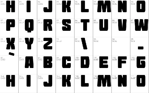 Goma Block font