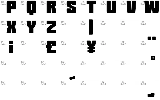 Goma Block font