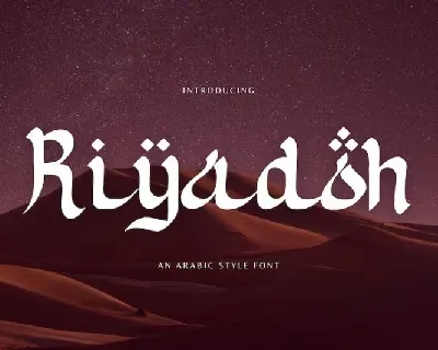 Riyadoh font