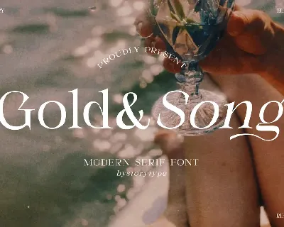 Gold Song font