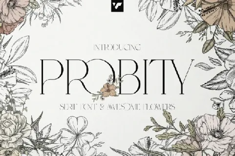 Probity font