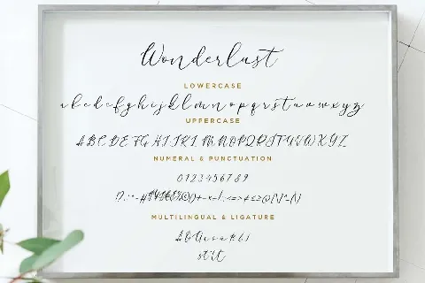 Wonderlust font