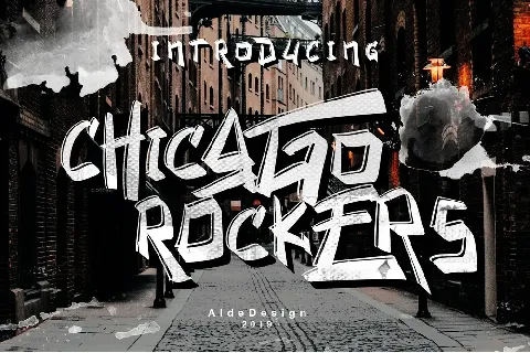 Chicago Rockers font