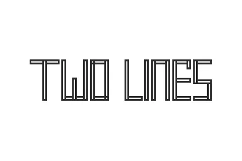 Two Lines Demo font