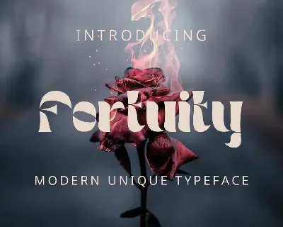 Fortuity font