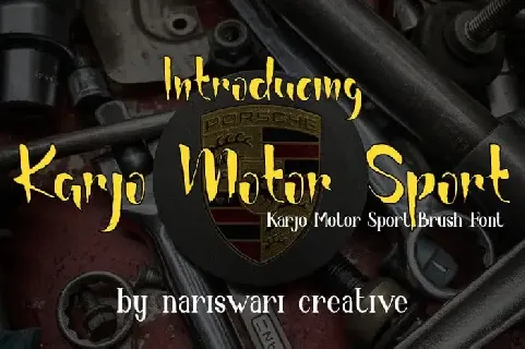 Karjo Motor Sport Script font