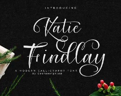 Katie Findlay Script font