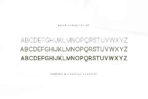 Quick Family font