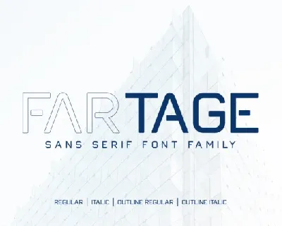 Fartage font