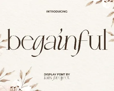 Begainful Demo font