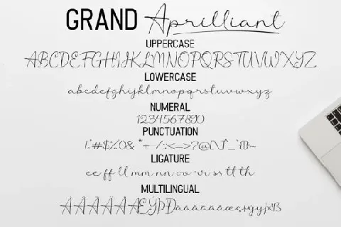Grand Aprilliant Duo font