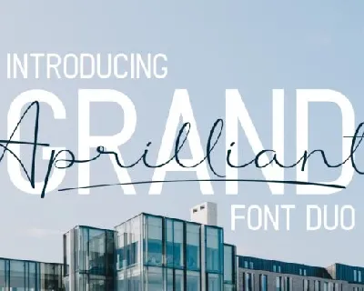 Grand Aprilliant Duo font