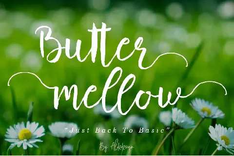 Butter Mellow font