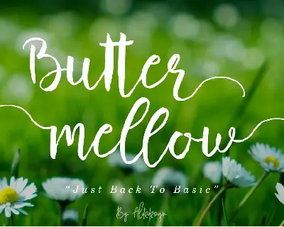 Butter Mellow font