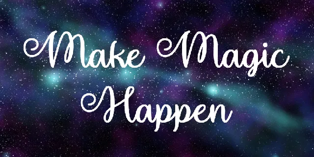 Make Magic Happen font