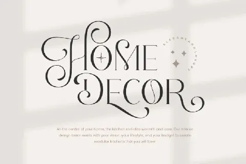 Romantic Serif font