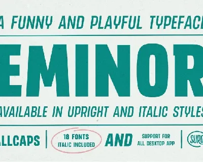 Eminor font