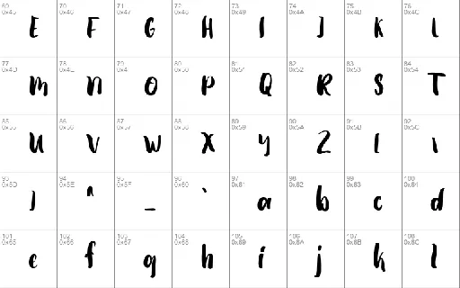The Abrown Monte Script font