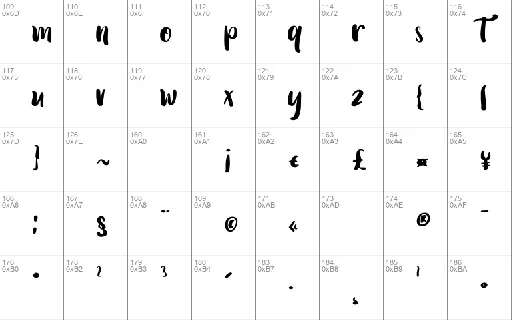 The Abrown Monte Script font