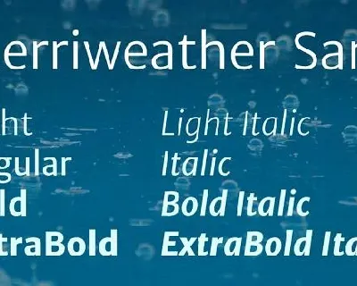 Merriweather Sans Family font