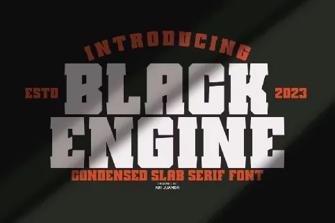 Black Engine font