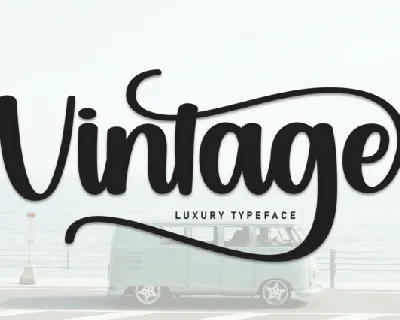 Vintage Calligraphy font