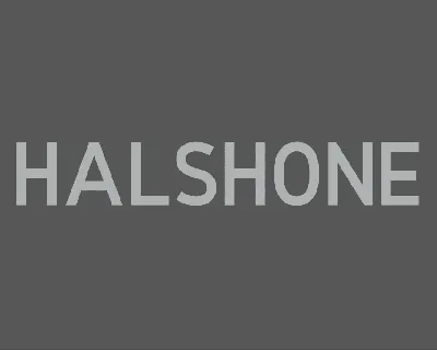 Halshone font