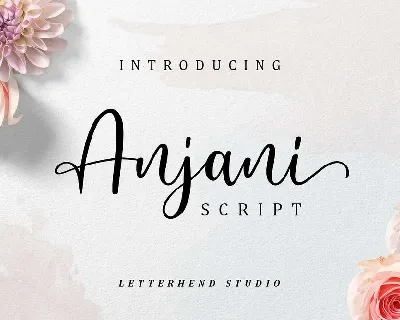 Anjani Script Free font