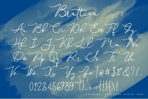 Brattica font