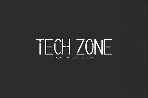 Tech Zone Demo font