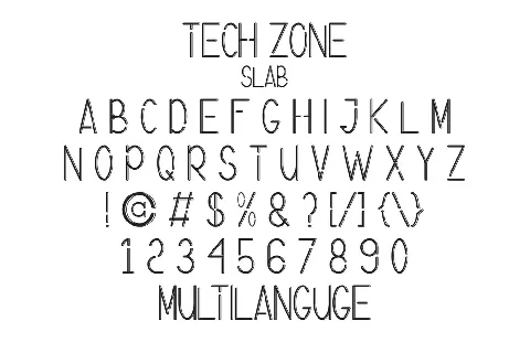 Tech Zone Demo font